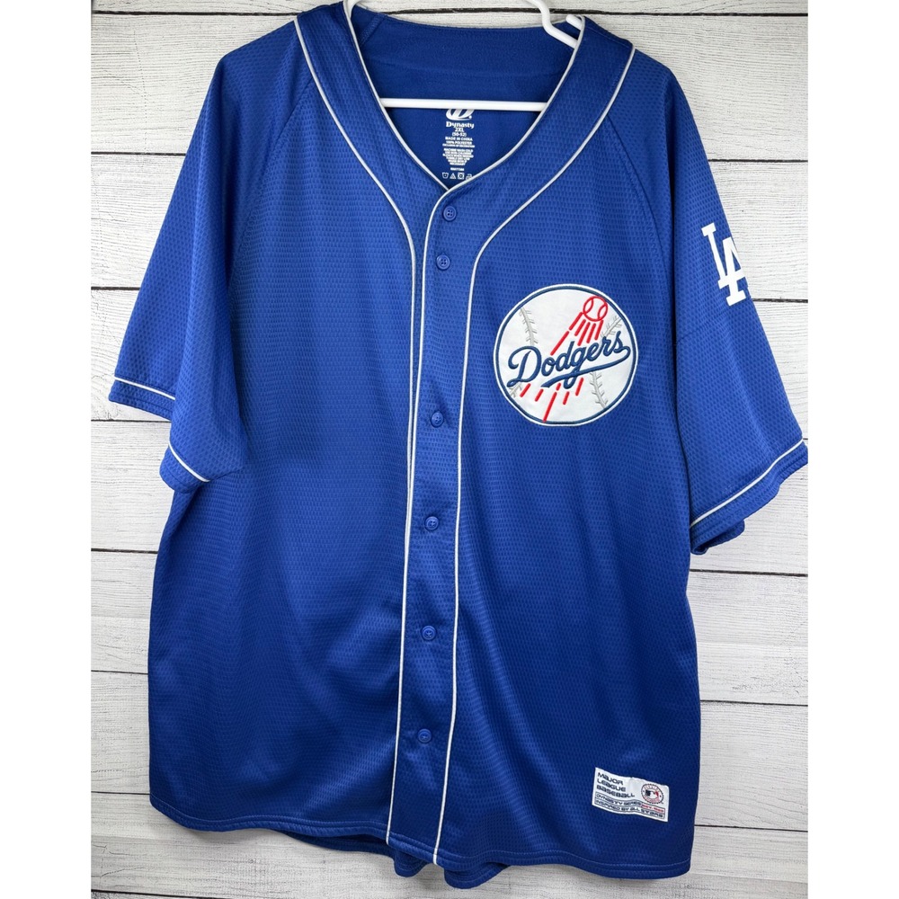 Dynasty LA Dodgers MLB Jersey Men's 2XL Blue Baseball All Stars